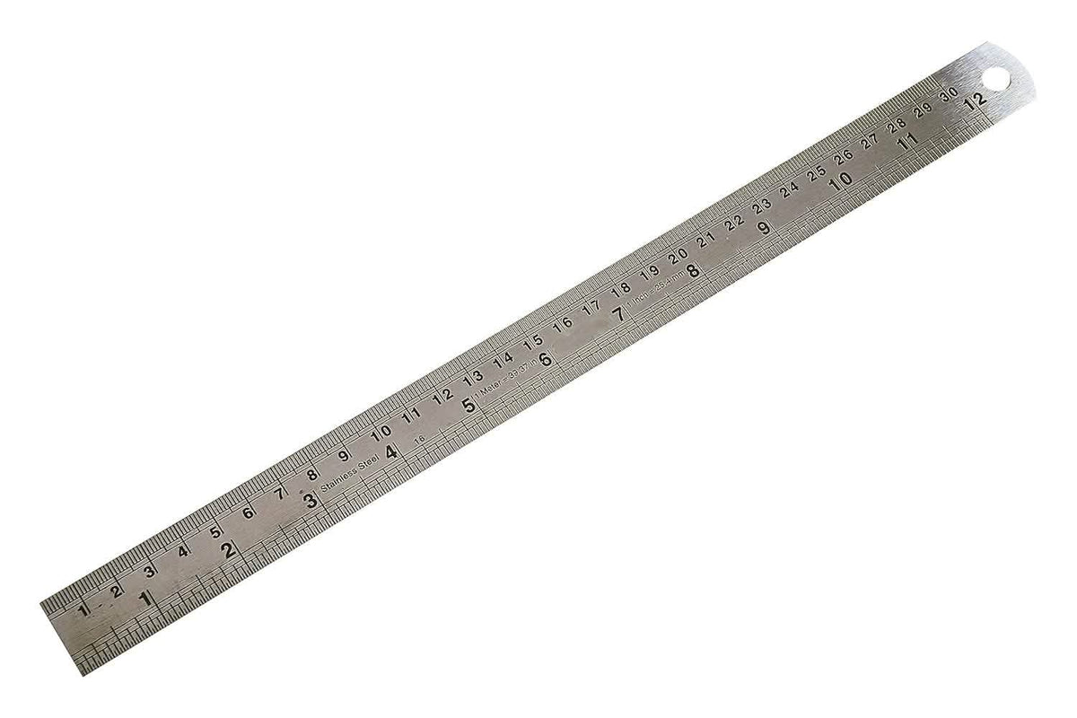 A4 Cutting Mat with Non Slip Self Healing Surface and Printed Grid Lines + 300mm Steel Rule