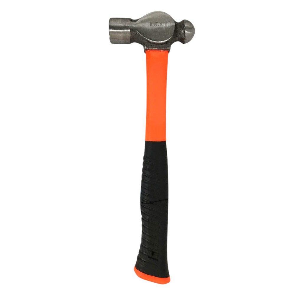 3 Piece Ball Pein Hammer Set | Fibreglass Shaft with Soft Grip Rubber Handle | 8oz 16oz & 32oz