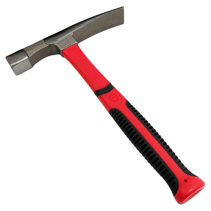 21oz (600g) Brick Hammer with Fibreglass Shaft and Rubber Grip Handle