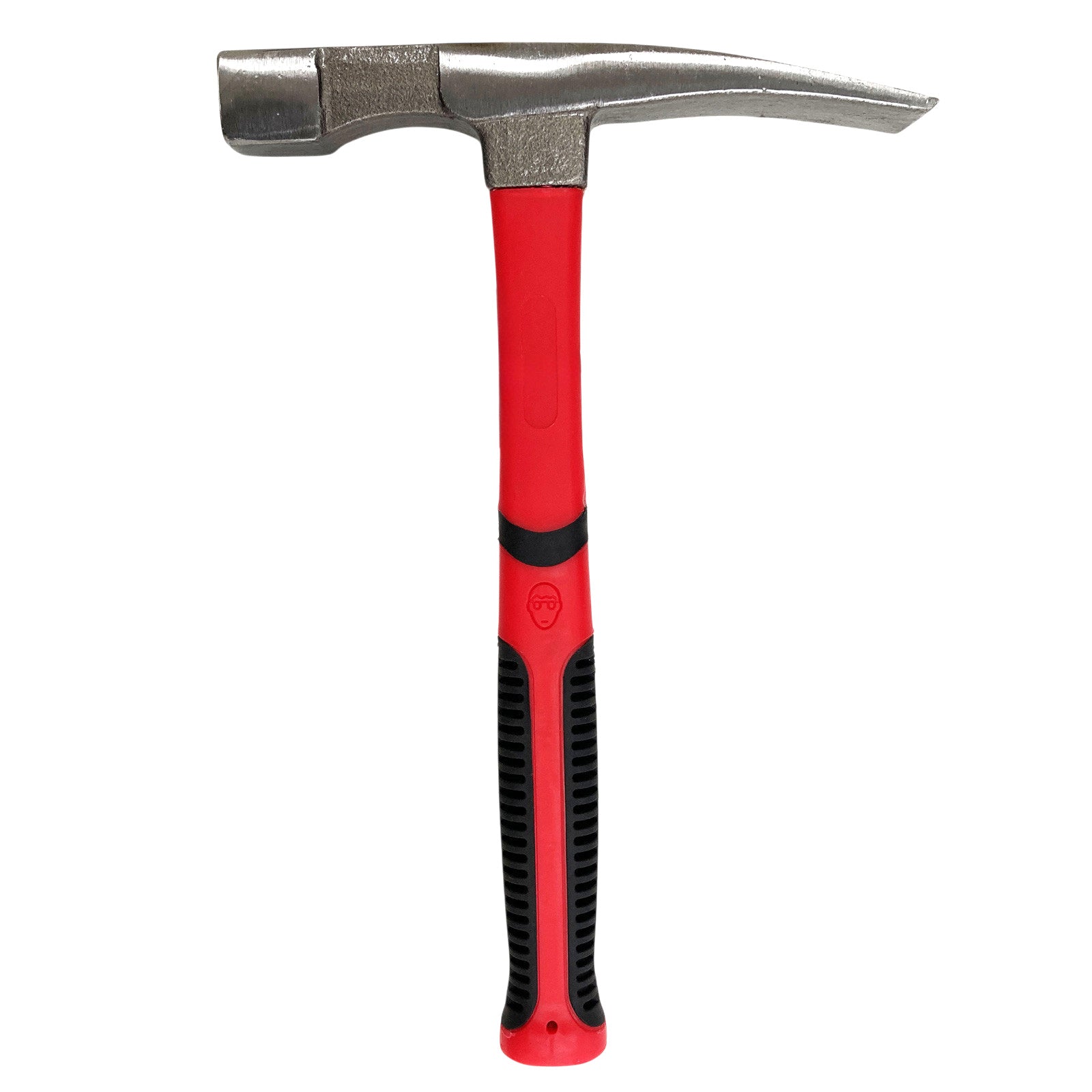21oz (600g) Brick Hammer with Fibreglass Shaft and Rubber Grip Handle