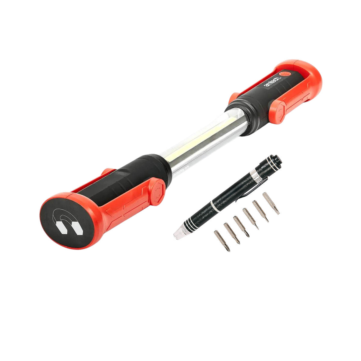 LED Rechargeable Cordless Work Light Garage Inspection Lamp Torch Worklight USB With 6-in-1 Precision Screwdriver