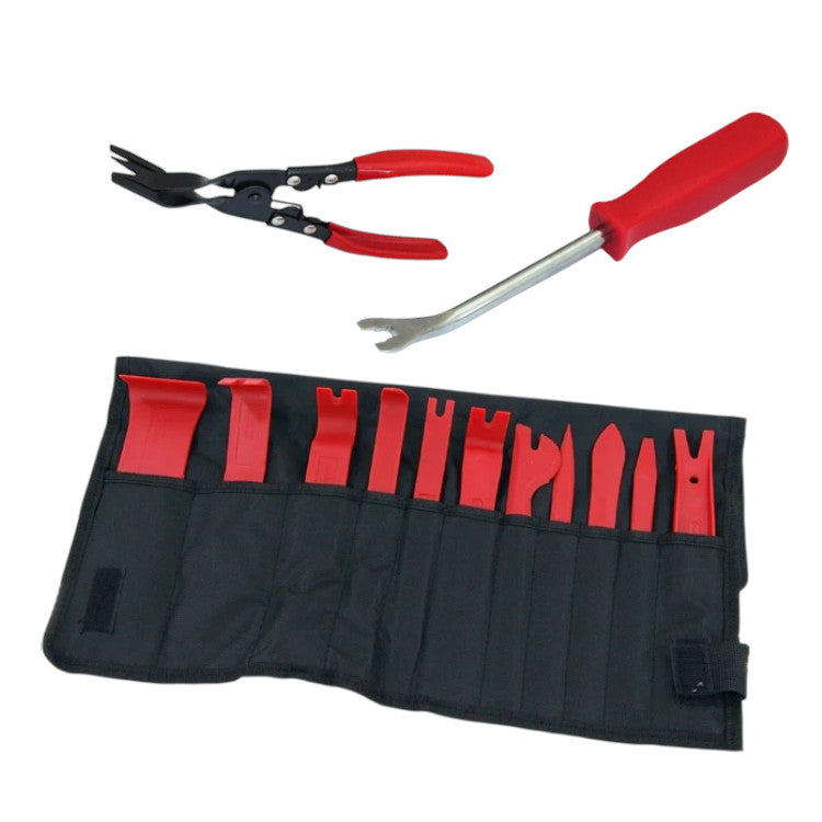 13pc Car Body Panel Moulding Trim And Door Panel Clip Removal Tool Kit