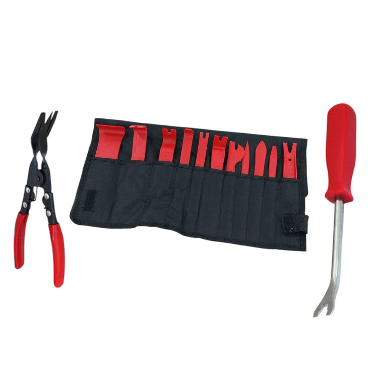 13pc Car Body Panel Moulding Trim And Door Panel Clip Removal Tool Kit
