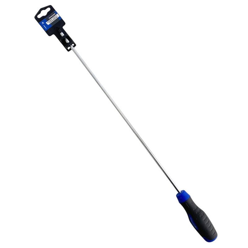 Engineers Magnetic PZ2 Pozi Screwdriver with 400mm Extra Long Shaft &  Soft Grip Rubber Handle