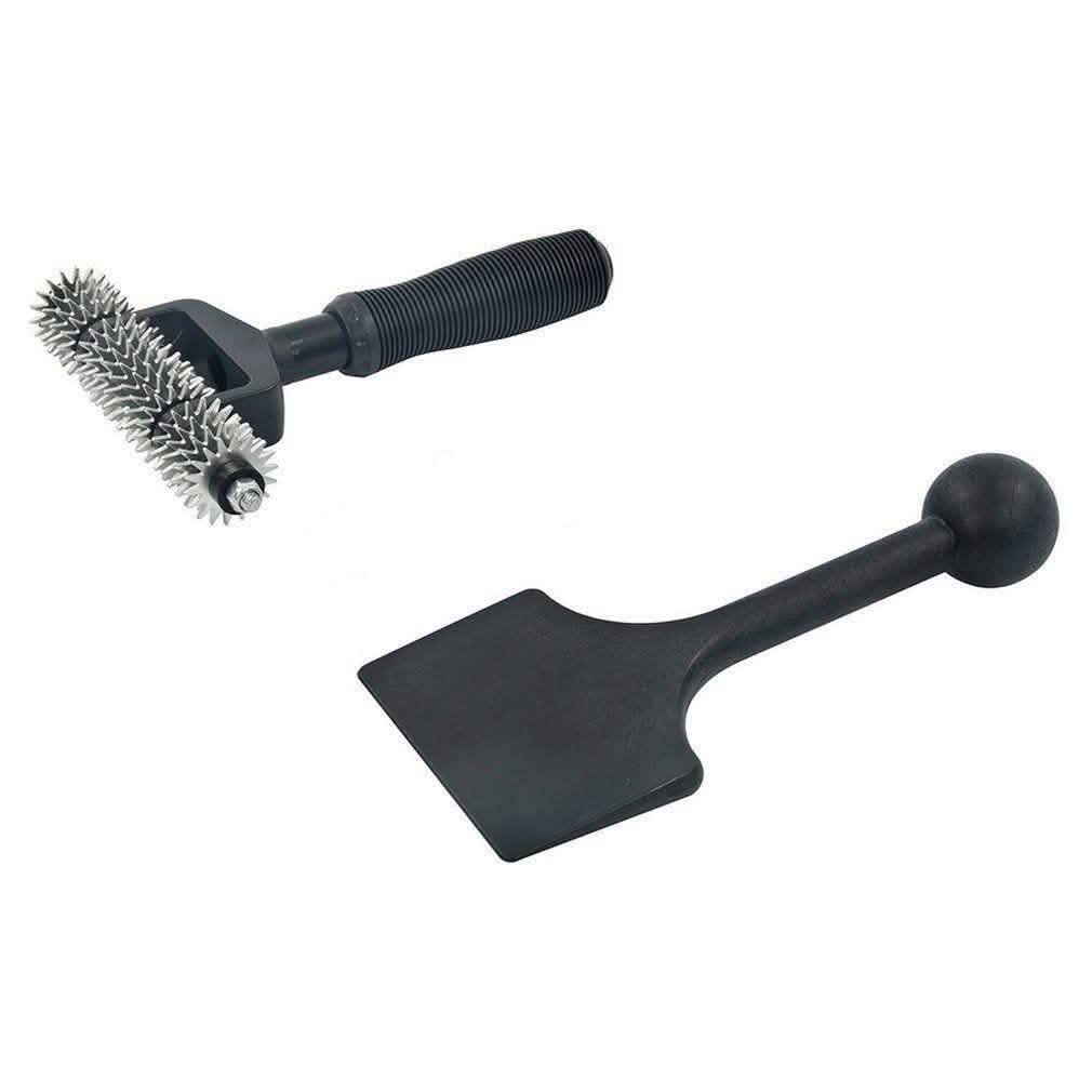 Carpet Fitting Tool Kit Inc Knee Kicker Seam Roller Stair Press Canvas Bag - 4PC