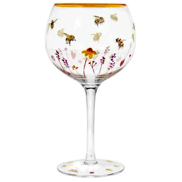 Hand Painted Gin Glass - Lynsey Johnstone Jennifer Rose - CHOICE OF DESIGN