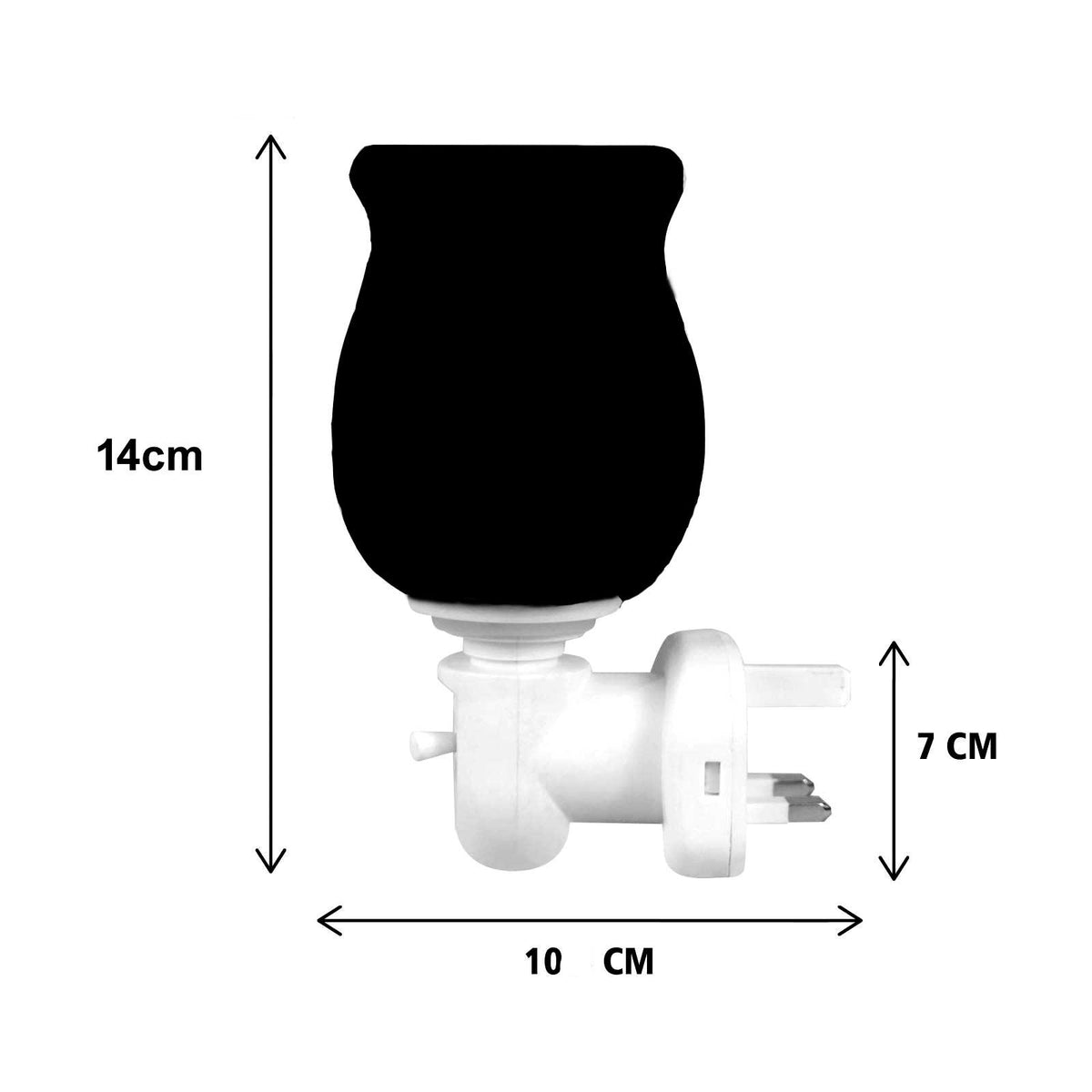 Electric 3D Skull Oil Burner and Scented Wax Warmer Plug-in Aroma Fragrance Diffuser