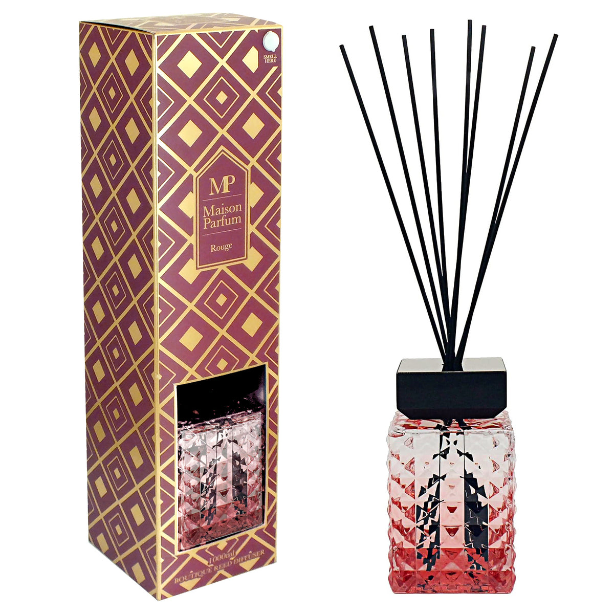 Maison Parfum Rouge Home Fragrance Reed Diffuser - Extra Large 1000ml Size