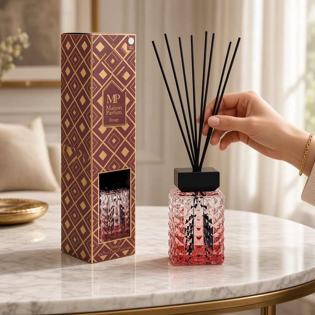 Maison Parfum Rouge Home Fragrance Reed Diffuser - Extra Large 1000ml Size