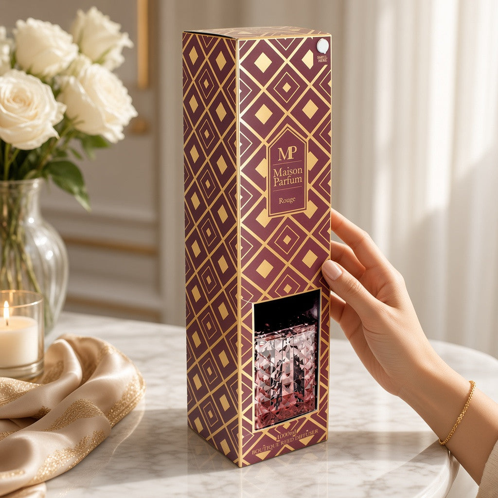 Maison Parfum Rouge Home Fragrance Reed Diffuser - Extra Large 1000ml Size