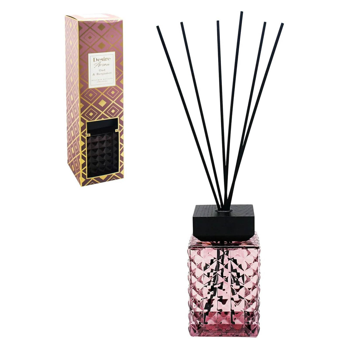 Maison Parfum Oud & Bergamont Home Fragrance Reed Diffuser - Extra Large 1000ml Size