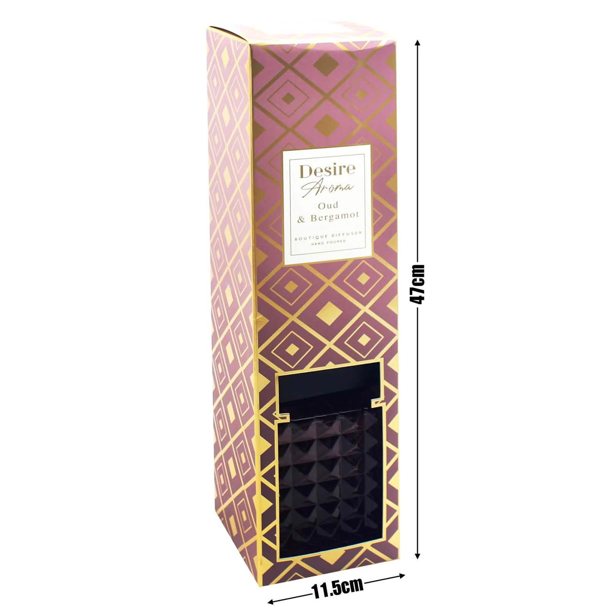 Maison Parfum Oud & Bergamont Home Fragrance Reed Diffuser - Extra Large 1000ml Size