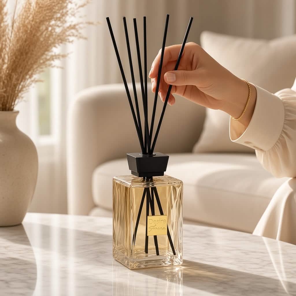 Maison Parfum Pomegranate Noir Home Fragrance Reed Diffuser - Extra Large 1000ml Size