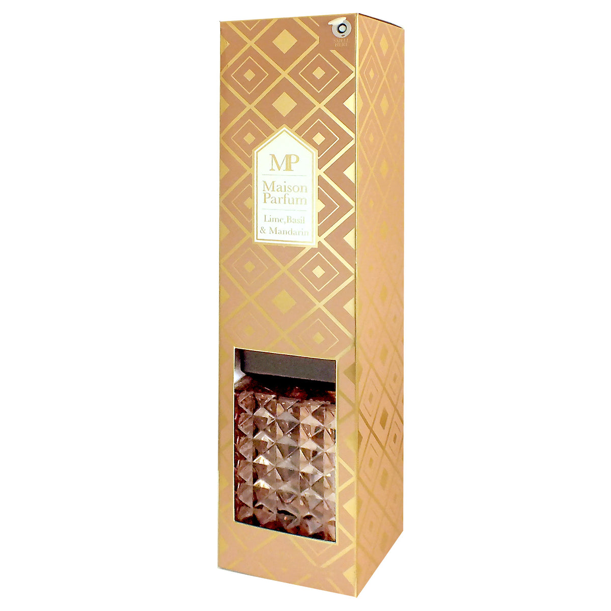 Maison Parfum Lime, Basil & Mandarin Home Fragrance Reed Diffuser - Extra Large 1000ml Size