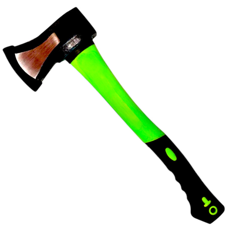 1kg Anti Jam Head Hand Axe Fibreglass Shaft Rubber Grip *Lifetime Warranty* - tooltime.co.uk