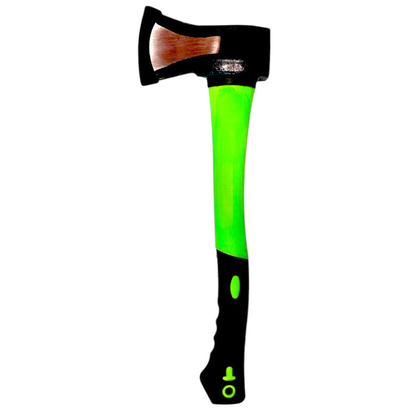 1kg Anti Jam Head Hand Axe Fibreglass Shaft Rubber Grip *Lifetime Warranty* - tooltime.co.uk