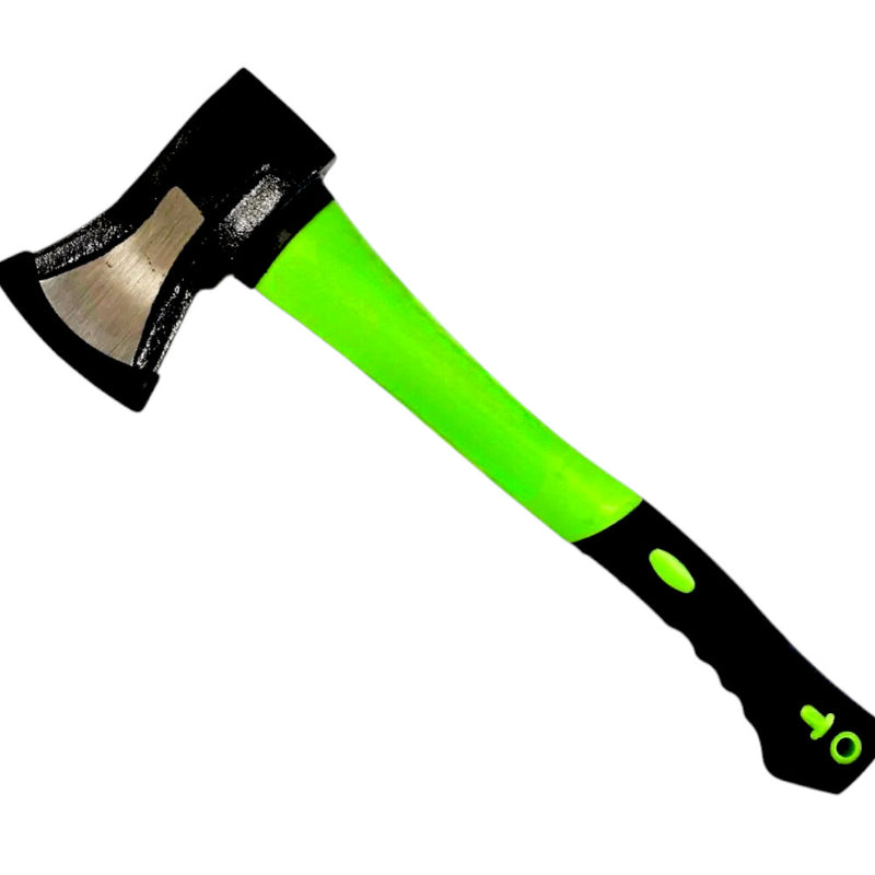 1kg Anti Jam Head Hand Axe Fibreglass Shaft Rubber Grip *Lifetime Warranty* - tooltime.co.uk