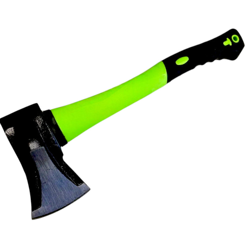1kg Anti Jam Head Hand Axe Fibreglass Shaft Rubber Grip *Lifetime Warranty* - tooltime.co.uk