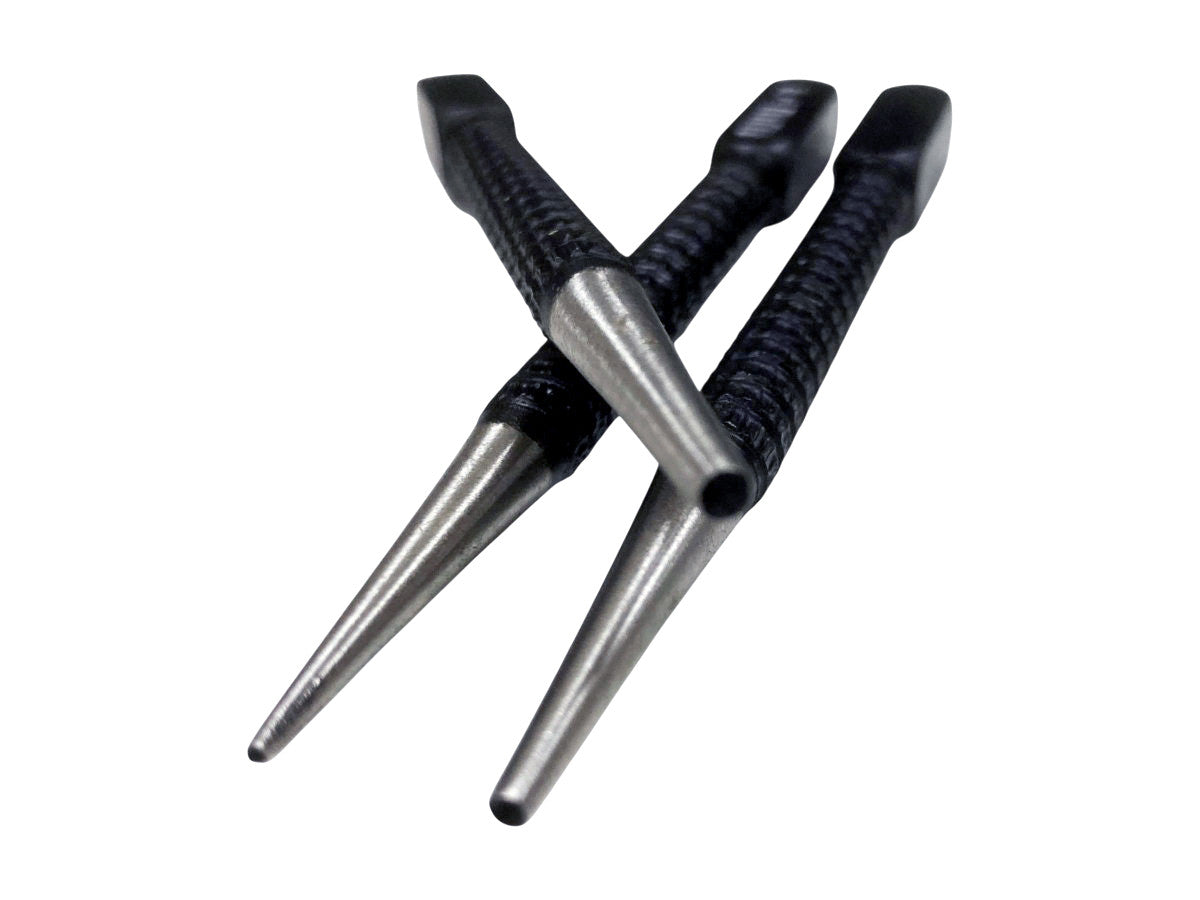 6pc Nail & Centre Punch Set Alloy Steel with Knurled Body | Centre Point Marking Scribes and Punches