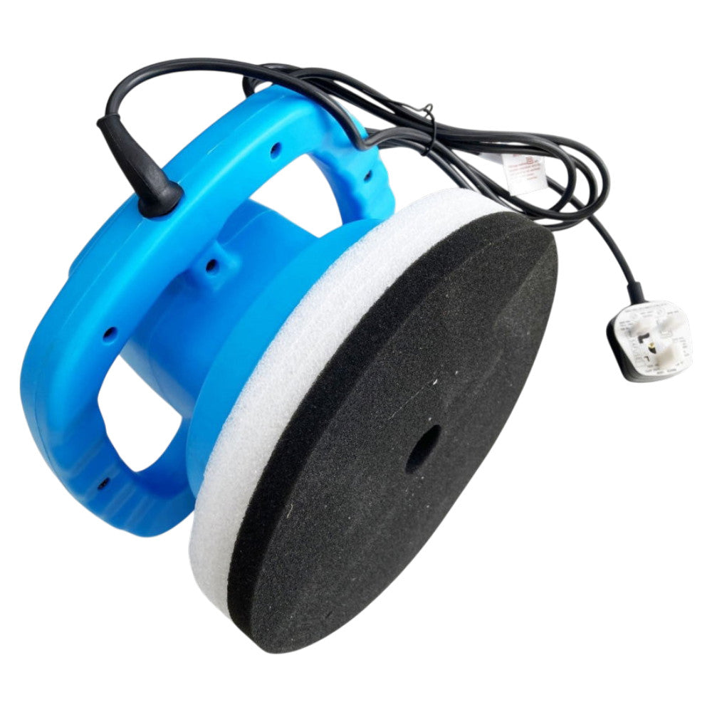 Electric Buffer Car Valeting Polisher Polishing Machine + 4 Bonnets 110W 240V