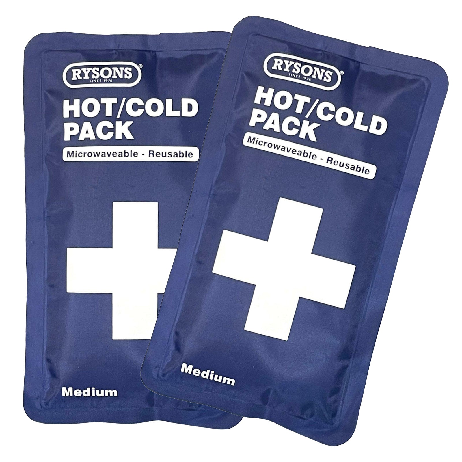 Hot or Cold Gel Compress Reusable Ice Packs for Sports Injuries and Pain Relief