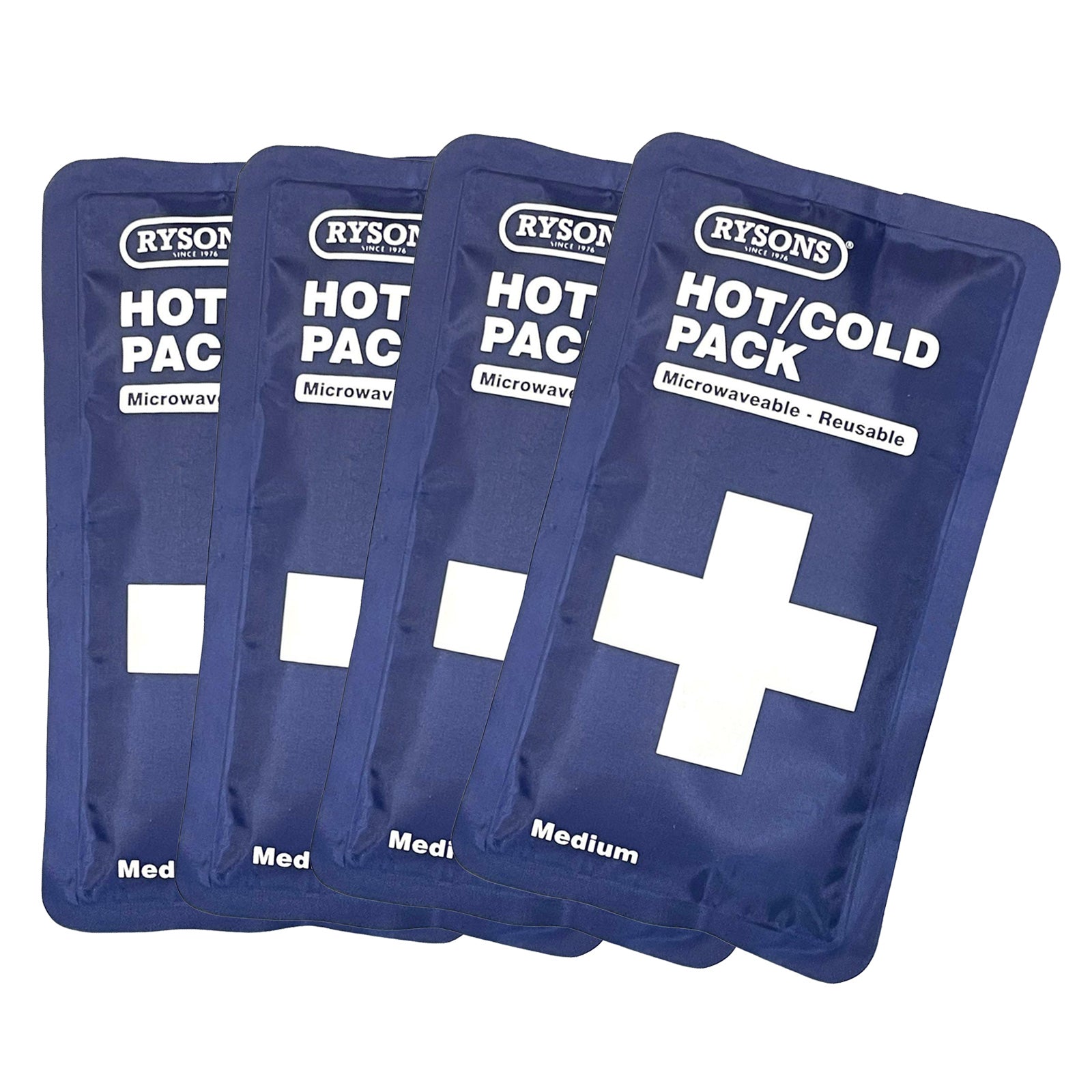 Hot or Cold Gel Compress Reusable Ice Packs for Sports Injuries and Pain Relief
