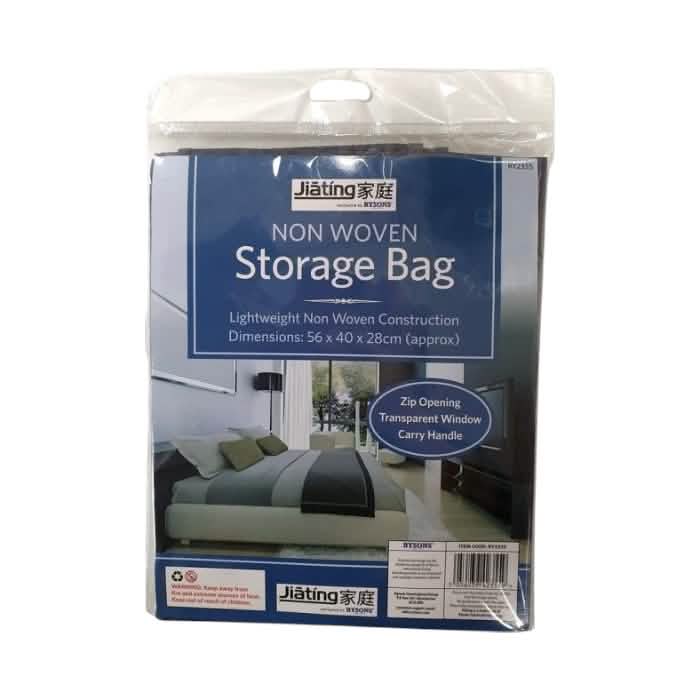 Storage Bag with Zip Non Woven Lightweight with Handle