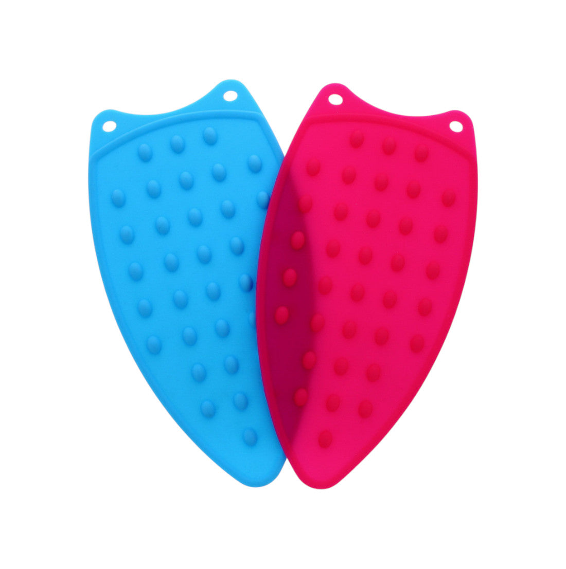 Silicone Iron Rest Heat Resistant Ironing Mat Pad Blue/Pink