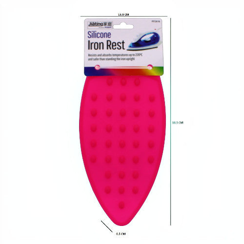 Silicone Iron Rest Heat Resistant Ironing Mat Pad Blue/Pink
