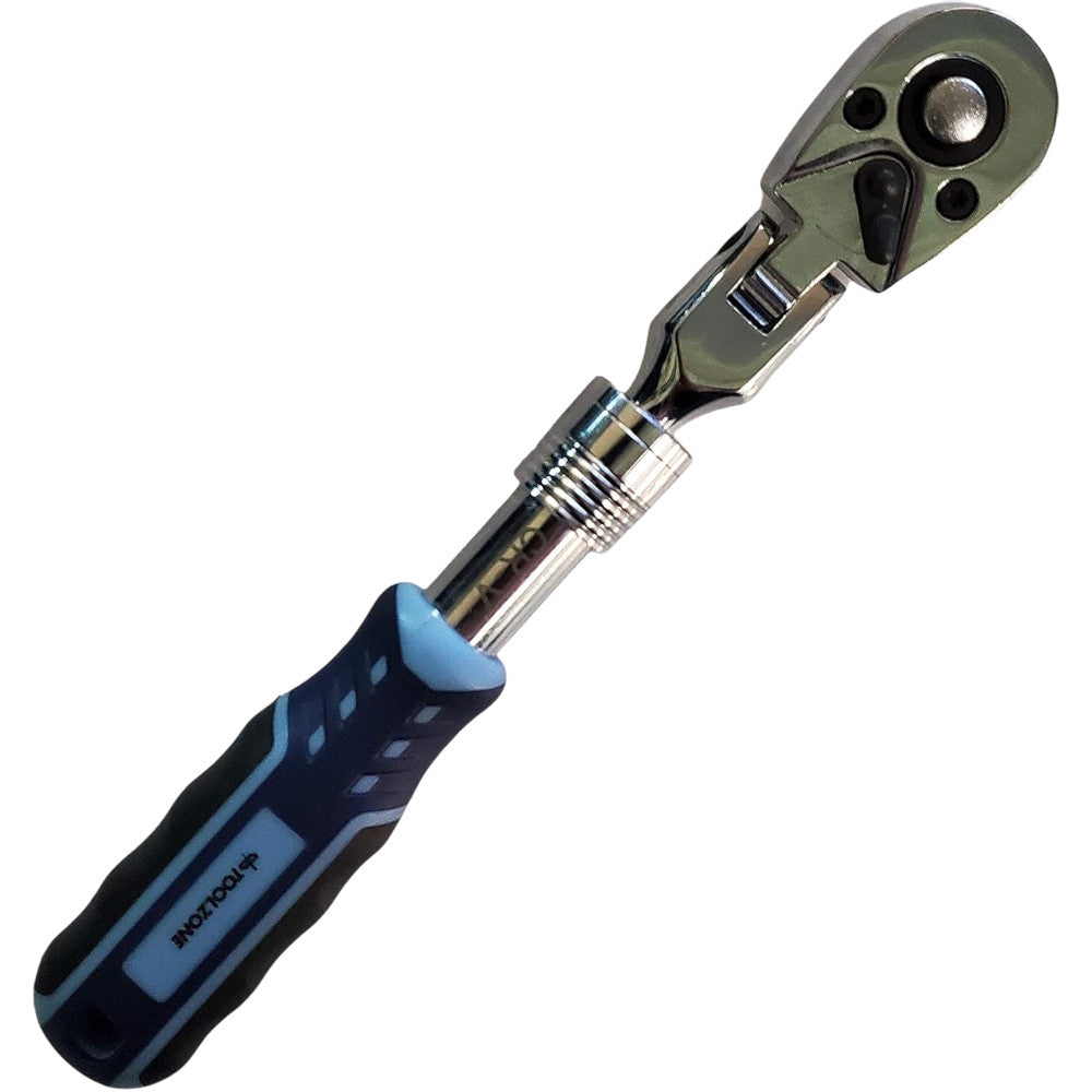 3/8"Dr Extending Flexi Head Ratchet Softgrip