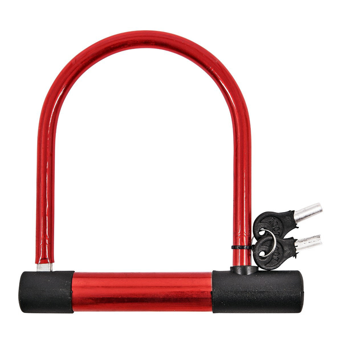 Amtech D-Shackle Cycle Lock plus 1.5m Steel Bike Security Cable U-Shaped Bicycle Padlock with 2 Keys