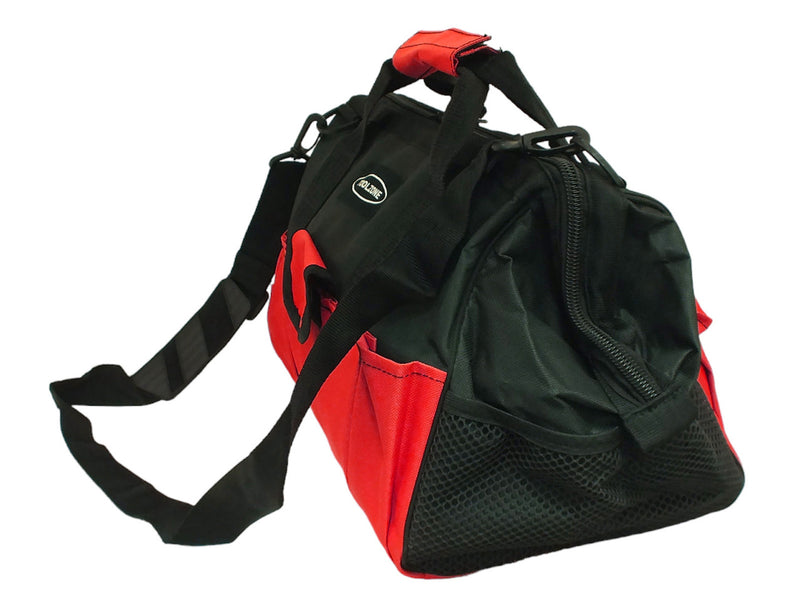 Heavy Duty 16" Nylon Zip Up 28 Pocket Tool Bag with Shoulder Strap