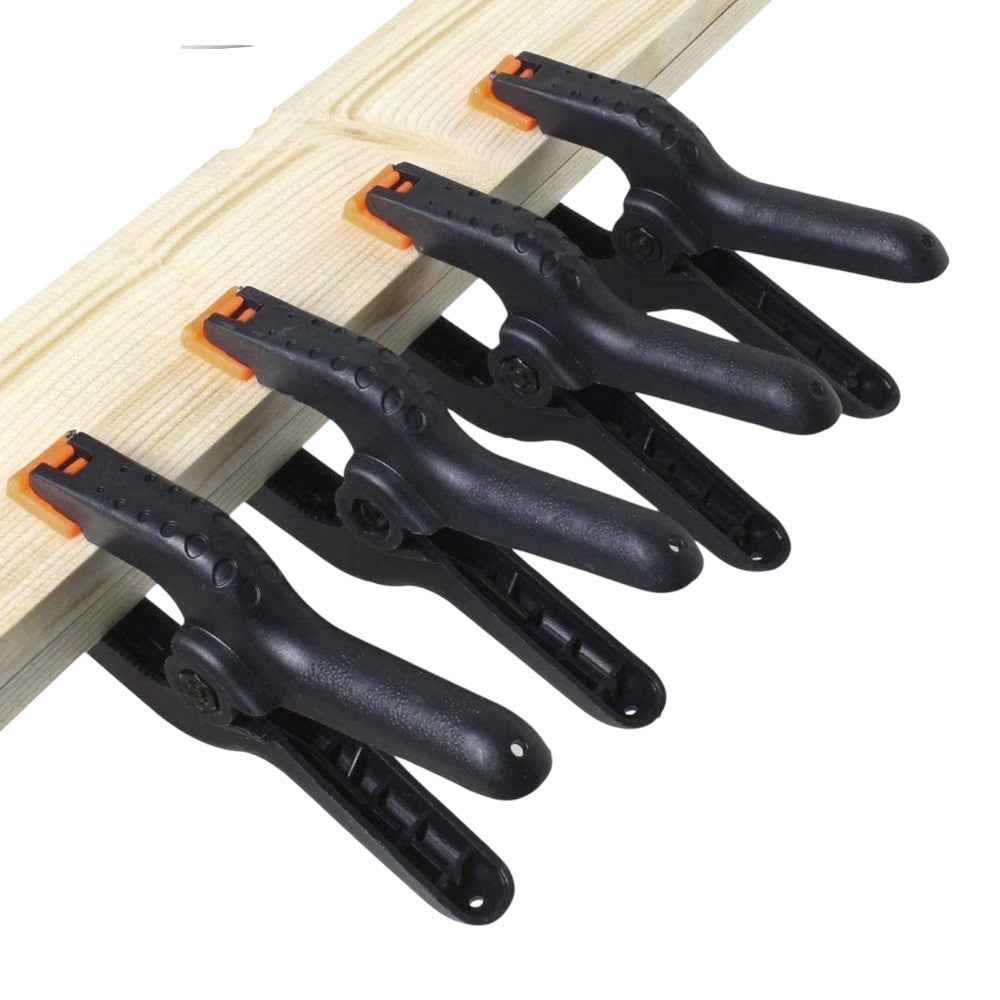 12 X Large 6'' Plastic Spring Clamps Market Stall Tarpaulin Cover Clips Grips