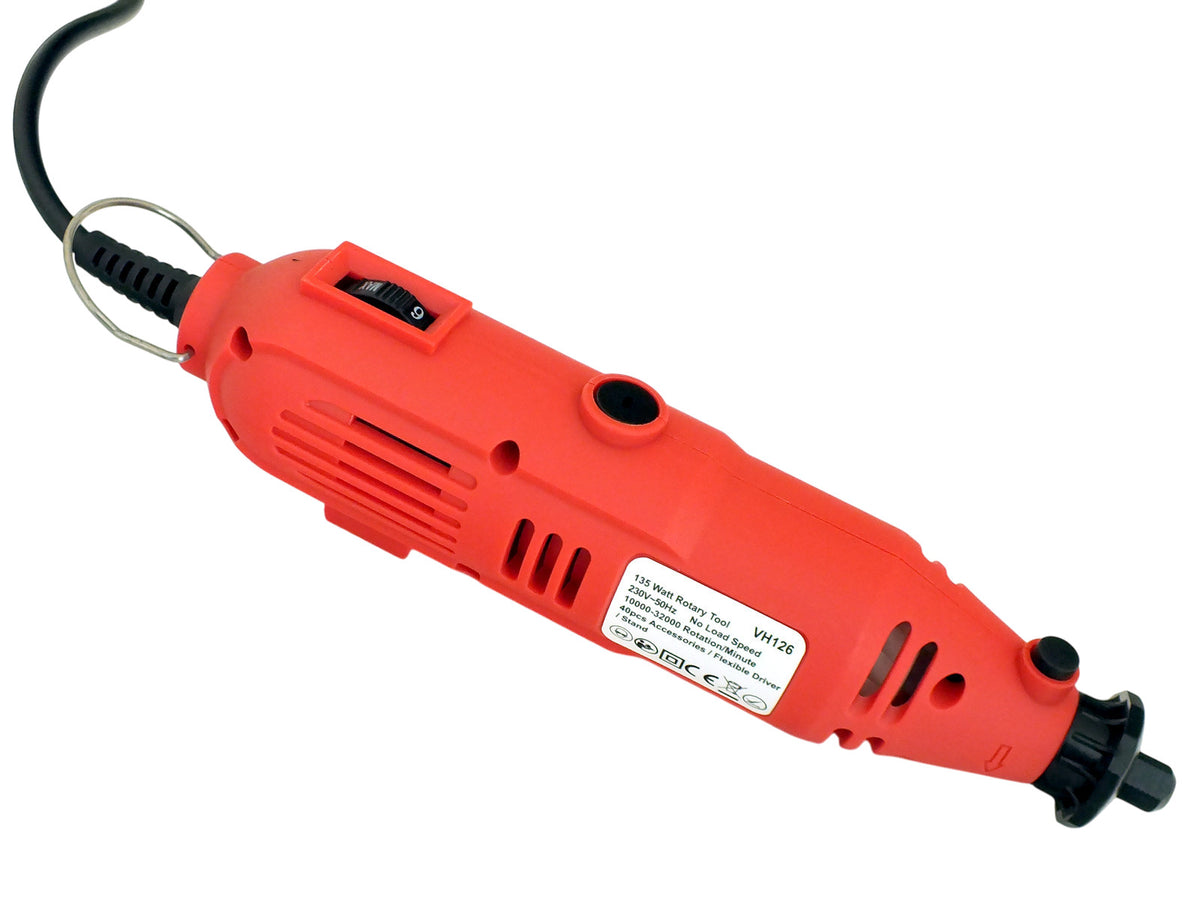 Voche® 135W Electric Mini Rotary Drill Multi Tool Kit with 40pc Accessories and Case