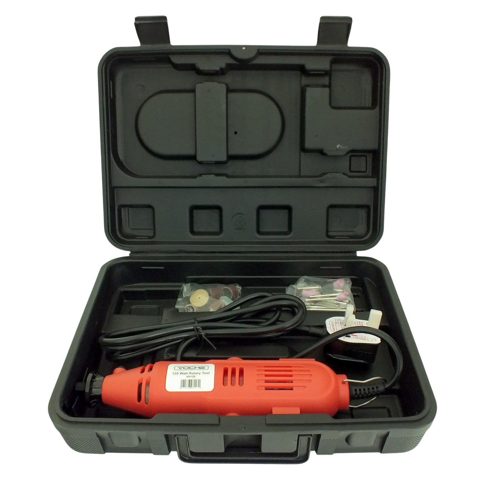 Voche® 135W Electric Mini Rotary Drill Multi Tool Kit with 40pc Accessories and Case