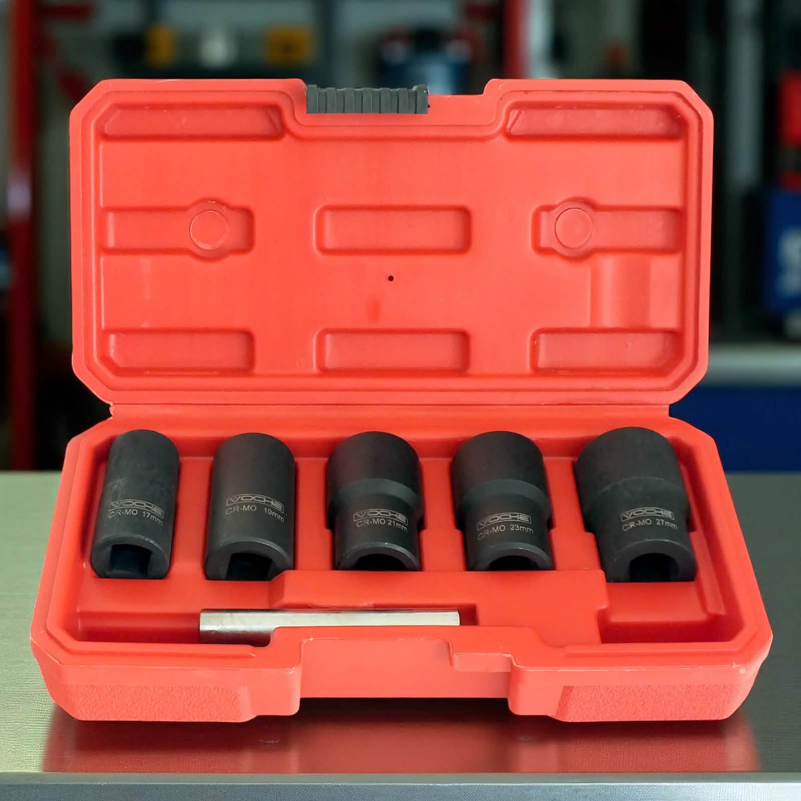 6Pce Grip Twist Sockets Locking Wheel Nut Removers Damaged Rounded Bolts