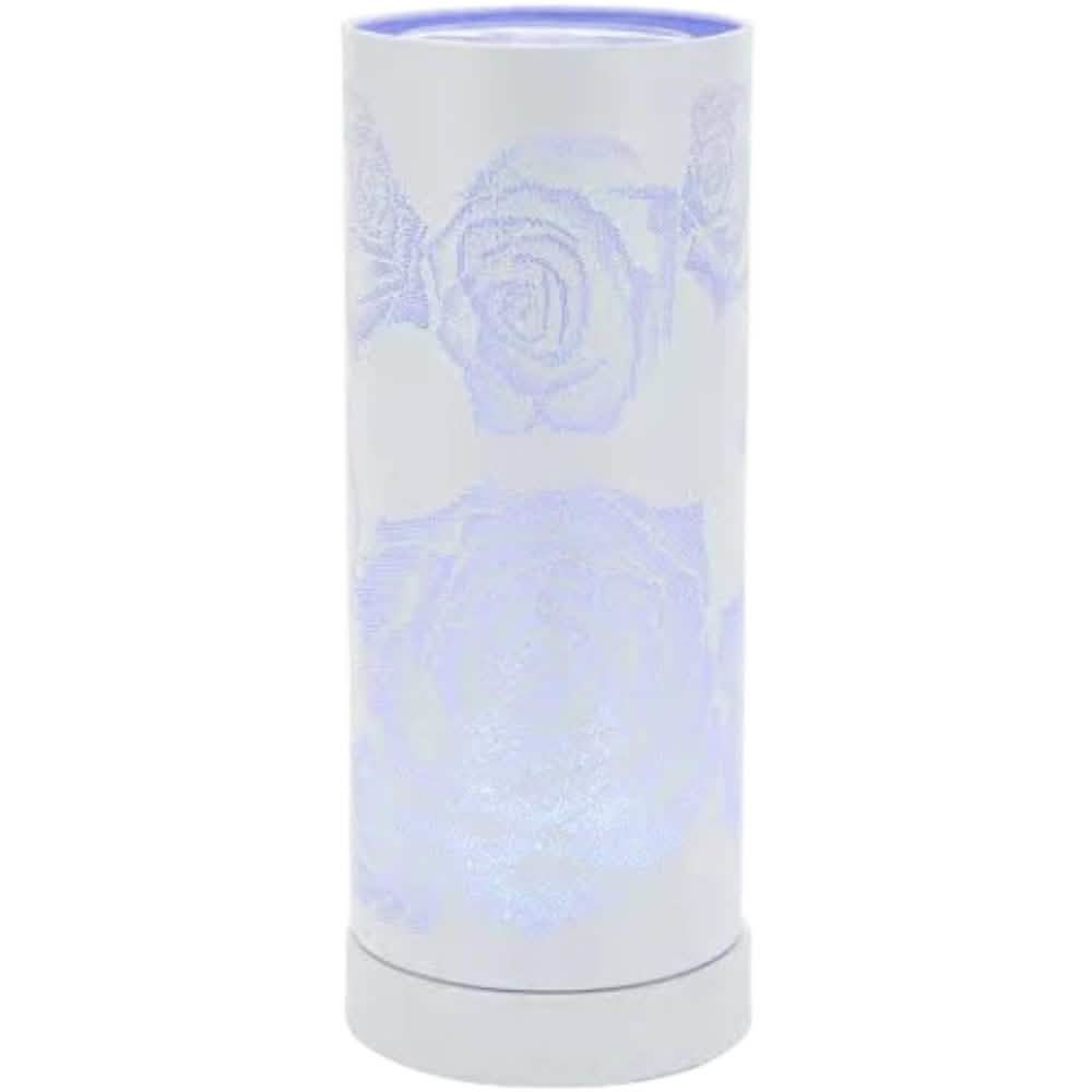 Aroma Colour Changing LED Electric Wax Oil Melt Warmer Lamp - White Rose