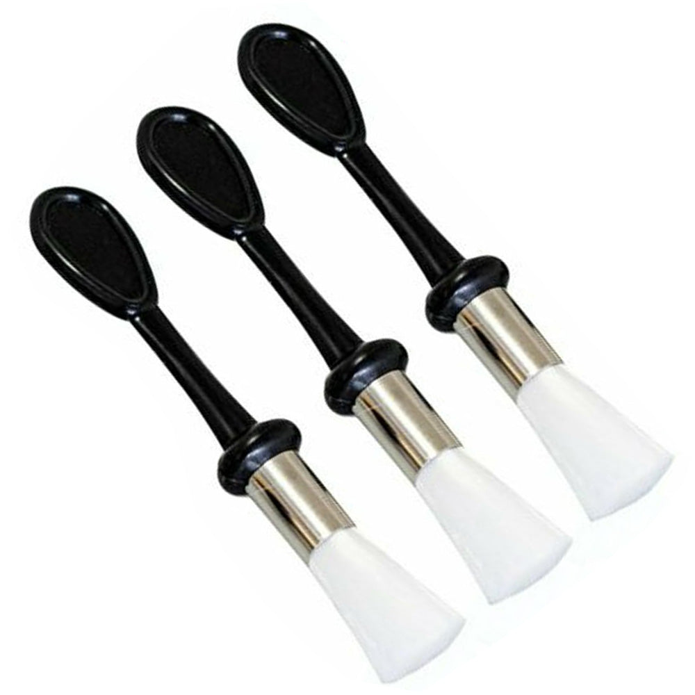Rubber Dust Blower Air Duster and 3pc Mini Soft Bristle Brushes | PC Laptop Camera Lens Cleaning Kit