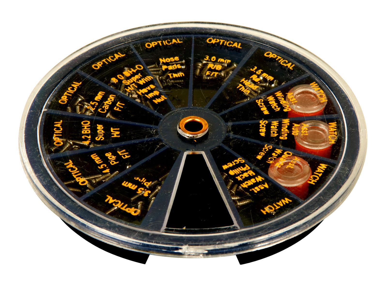 Watch & Optical Screw Assortment | 120pc Assorted Size Micro Screws for Watches Spectacles Glasses