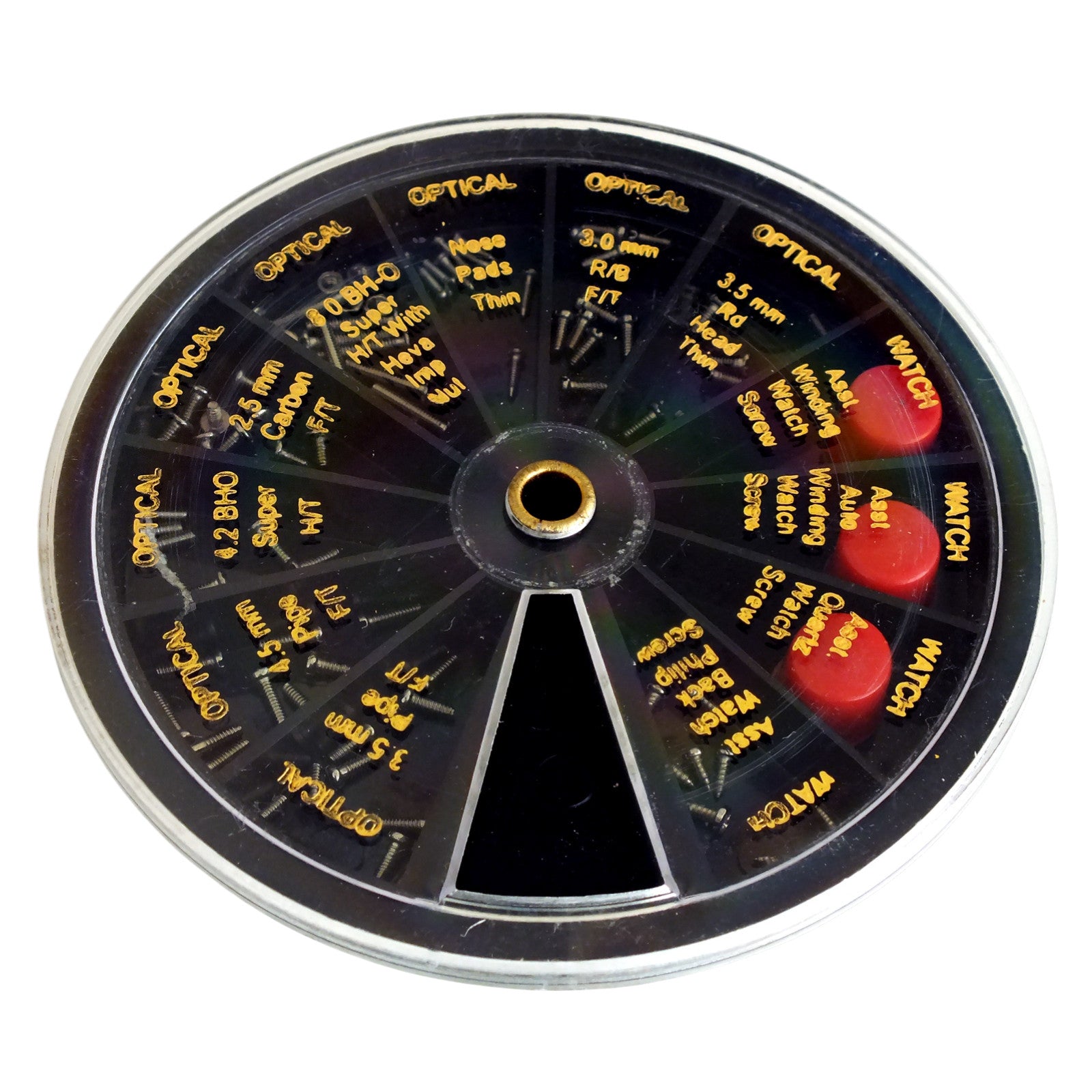 Watch & Optical Screw Assortment | 120pc Assorted Size Micro Screws for Watches Spectacles Glasses