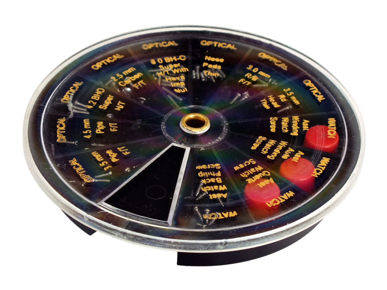 Watch & Optical Screw Assortment | 120pc Assorted Size Micro Screws for Watches Spectacles Glasses