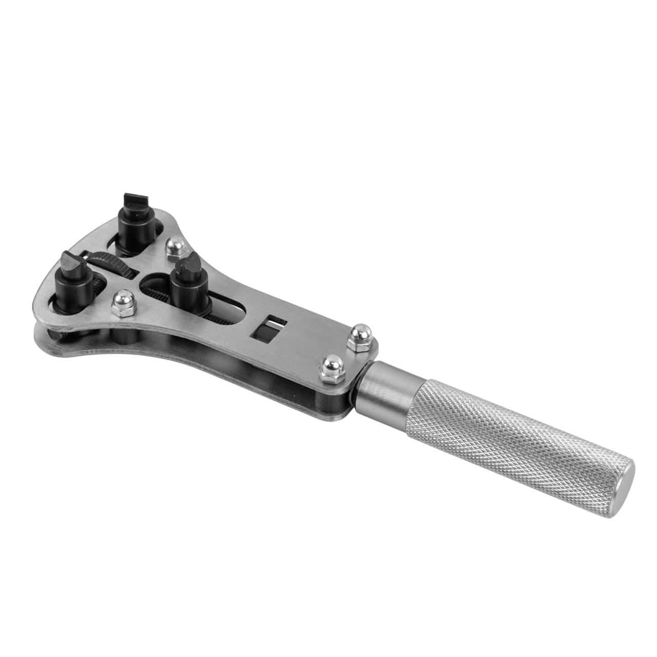 Watch Case Opener and 3pc Eye Loupe Set | Screw Back Cover Opening Wrench Tool | Battery Changing and Repair