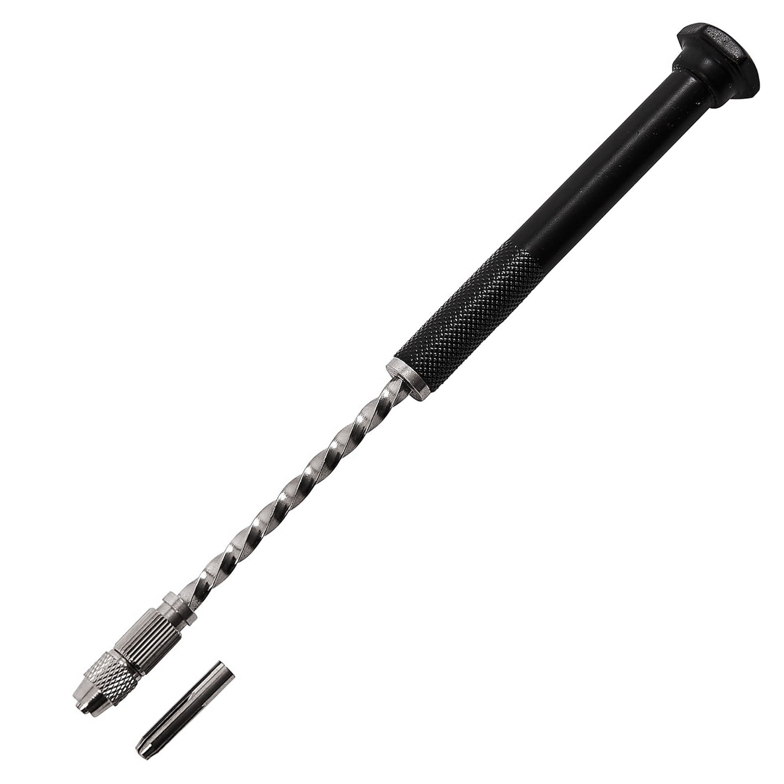 Archimedes Drill + 20pc Micro HSS Twist Drills | 190mm Pump Action Precision Hand Drill