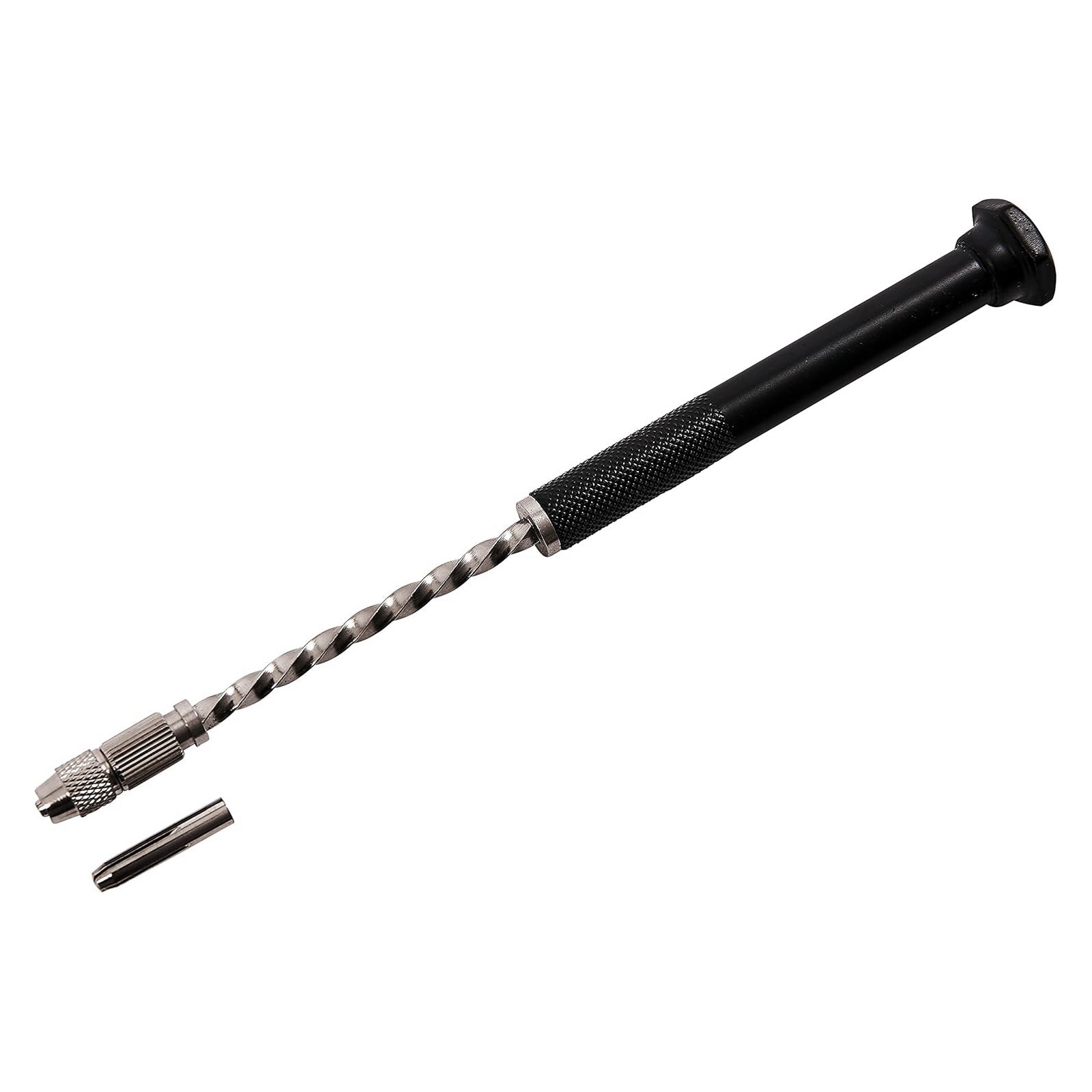 Archimedes Drill + 20pc Micro HSS Twist Drills | 190mm Pump Action Precision Hand Drill