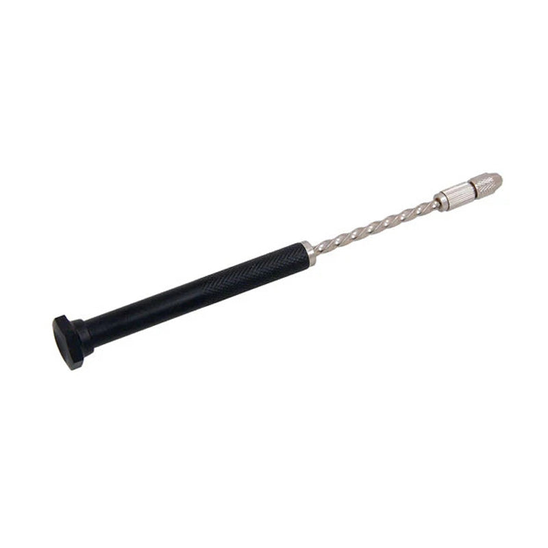 Archimedes Drill + 20pc Micro HSS Twist Drills | 190mm Pump Action Precision Hand Drill
