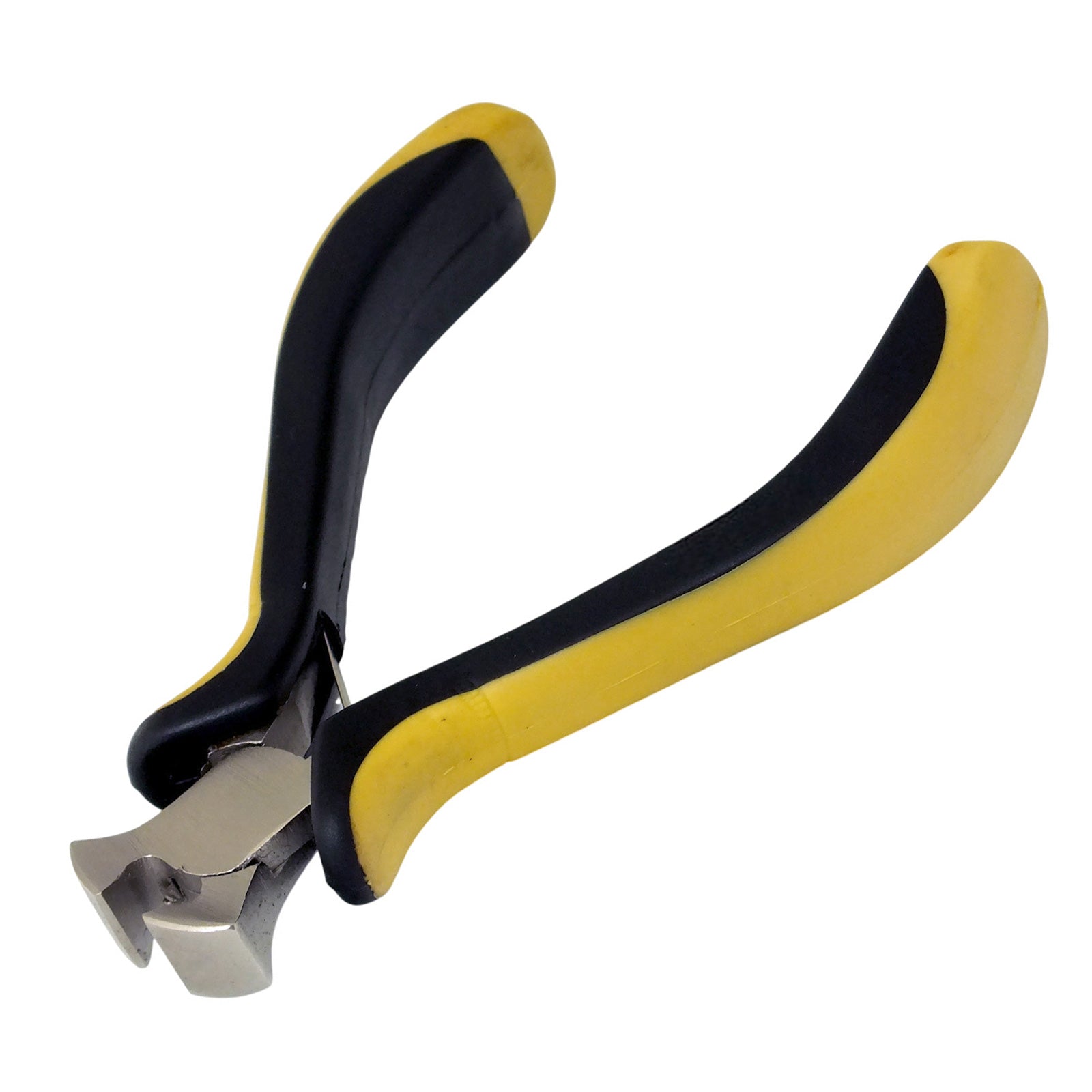 2pc Precision Mini Pliers Set | Bent Long Nose & End Cutting Wire Snips Nippers Cutters