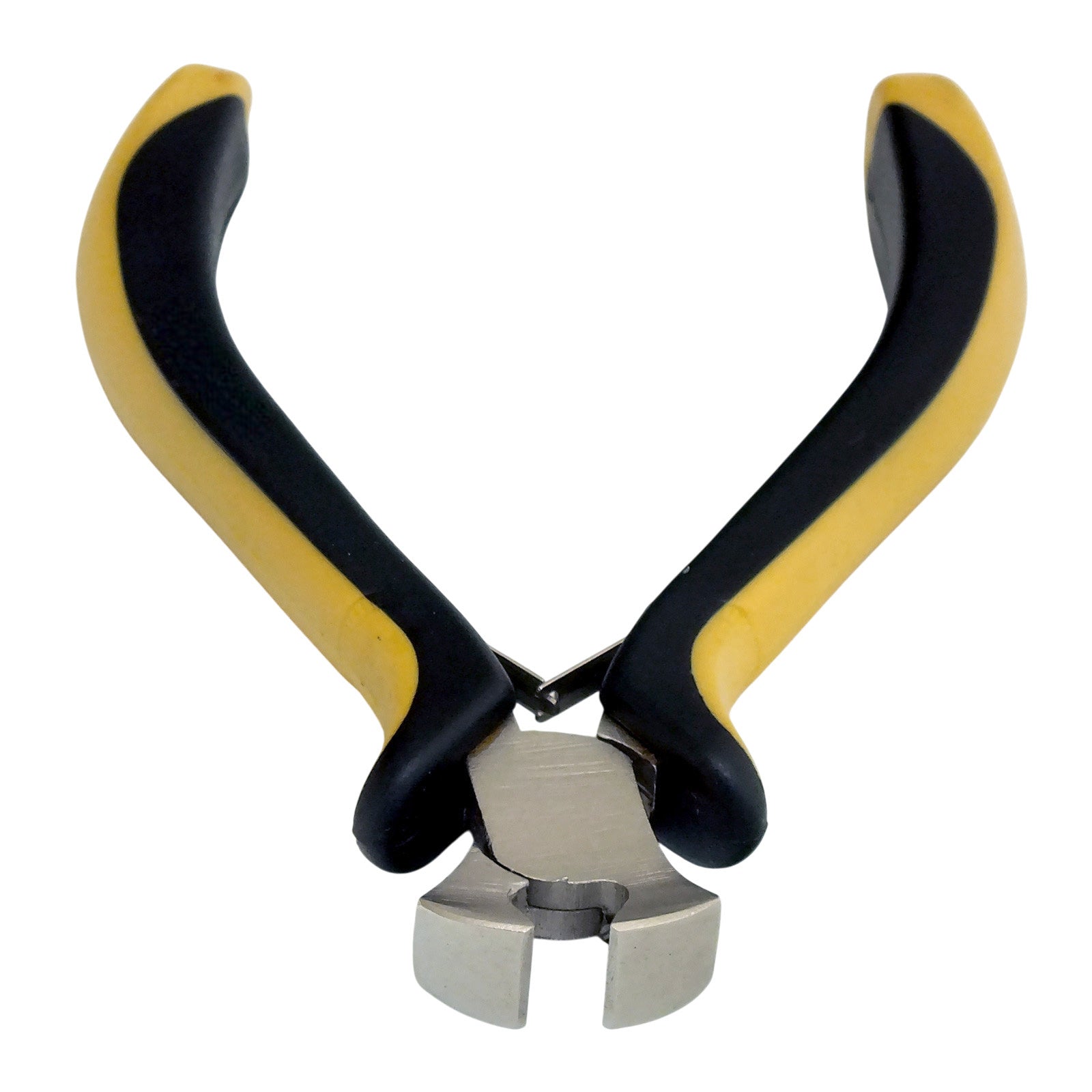 2pc Precision Mini Pliers Set | Bent Long Nose & End Cutting Wire Snips Nippers Cutters