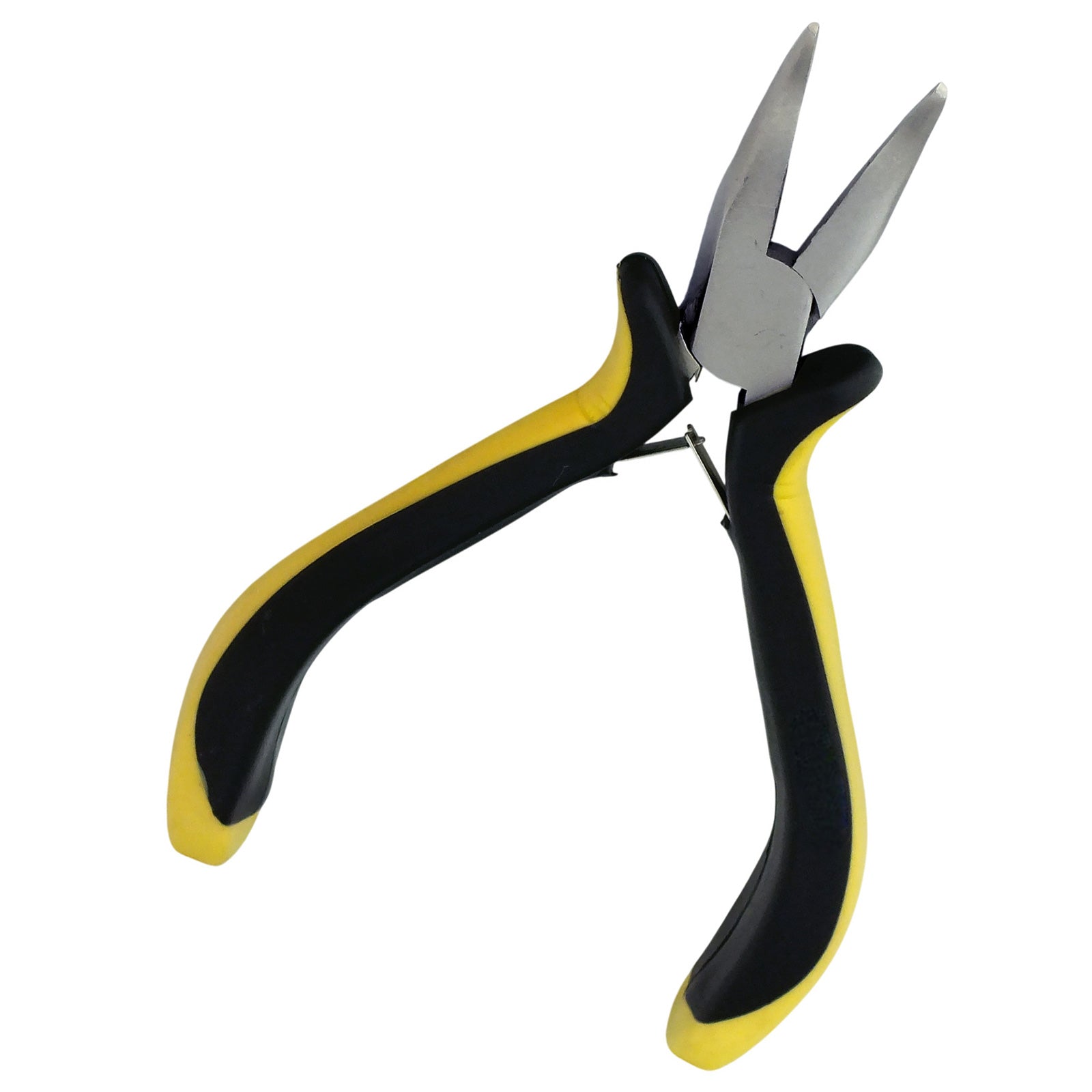 2pc Precision Mini Pliers Set | Bent Long Nose & End Cutting Wire Snips Nippers Cutters