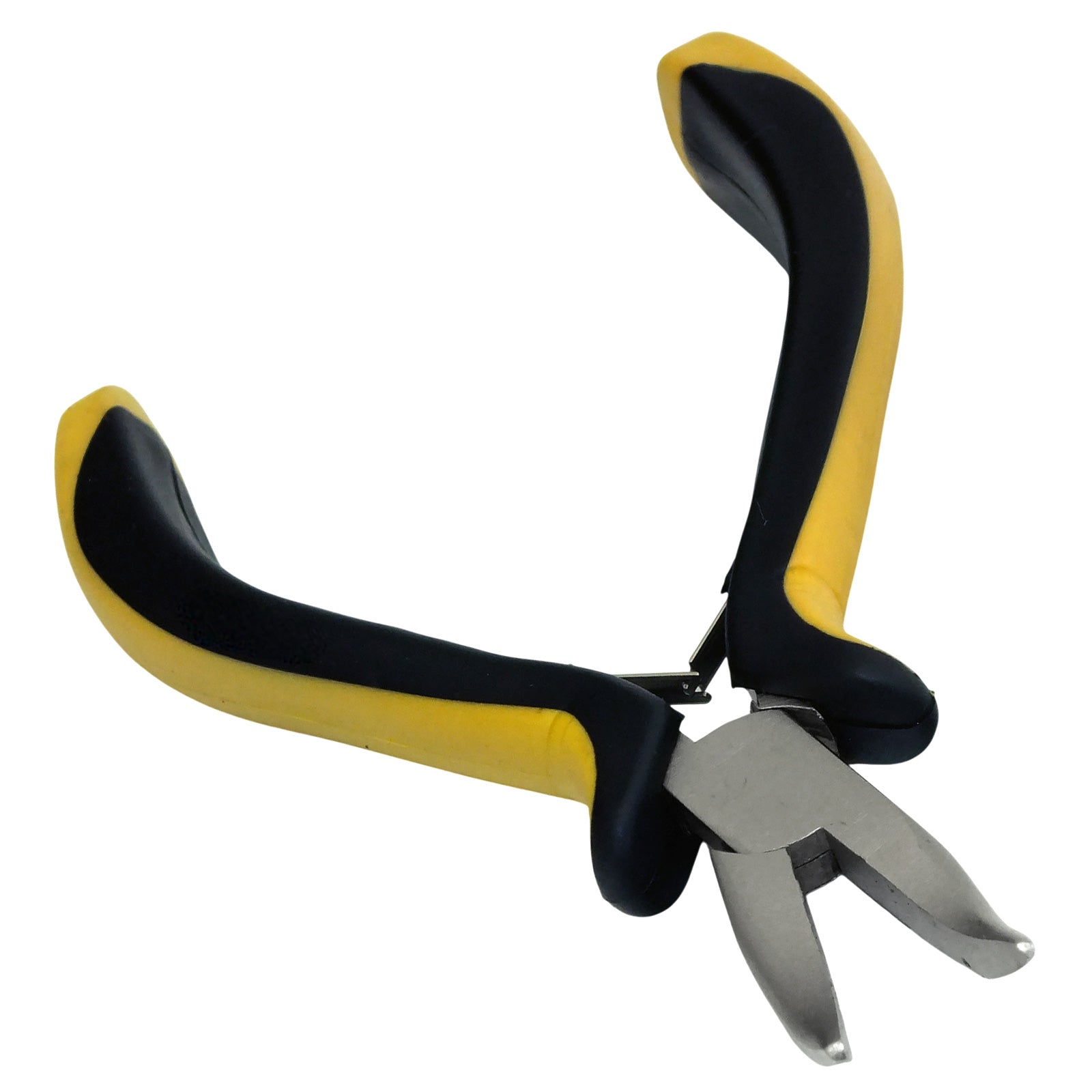 2pc Precision Mini Pliers Set | Bent Long Nose & End Cutting Wire Snips Nippers Cutters