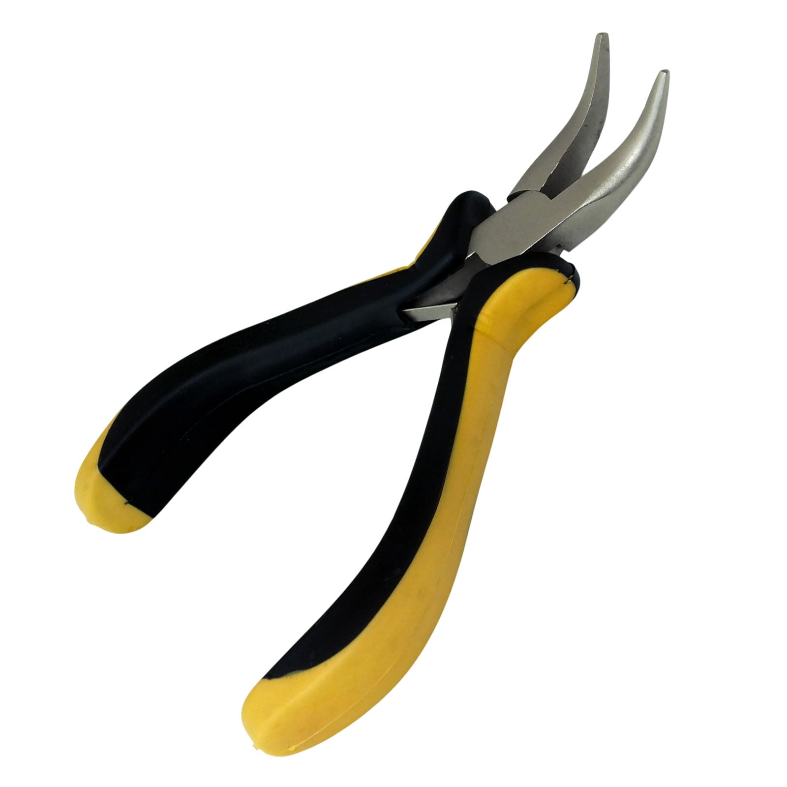 2pc Precision Mini Pliers Set | Bent Long Nose & End Cutting Wire Snips Nippers Cutters